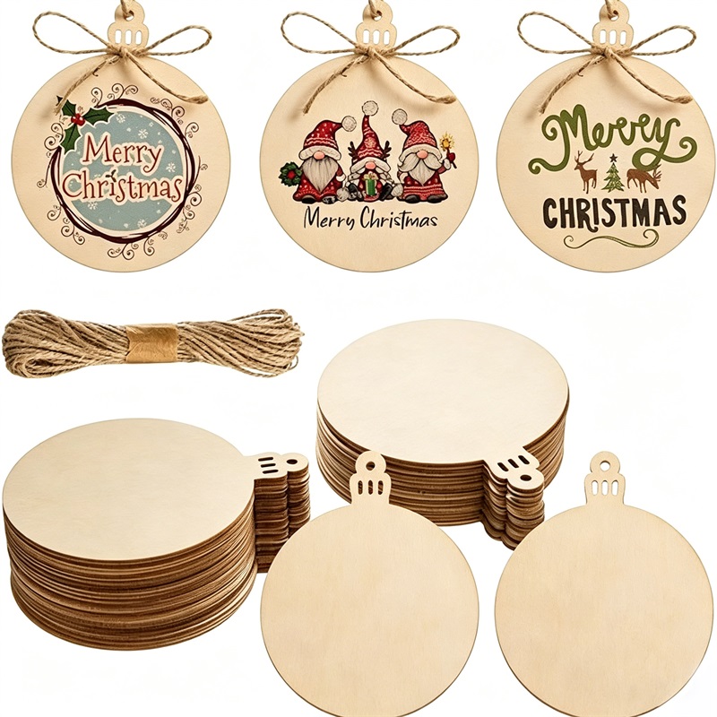 Customized wooden Christmas decorations
