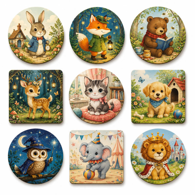 Wood Coasters