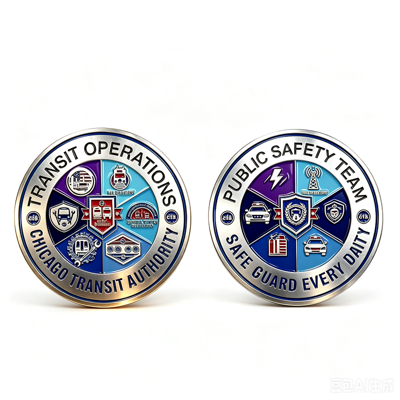 Custom Challenge Coins 2D Zinc Alloy Metal Coins Round Collections Souvenir Coins for Commemorative Gift