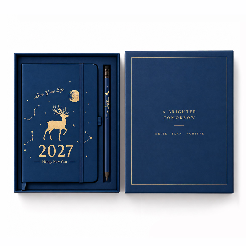 Custom Notebook and Pencil Gift Set