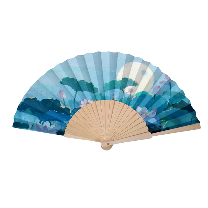 Custom Wooden Folding Fan