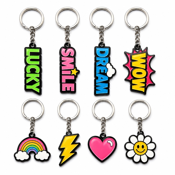 Custom Soft Enamel Metal Keychain