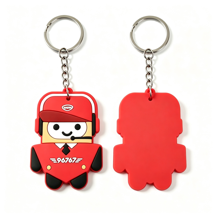 Customized PVC keychains, suitable for promotional gifts and customized keychains for events
