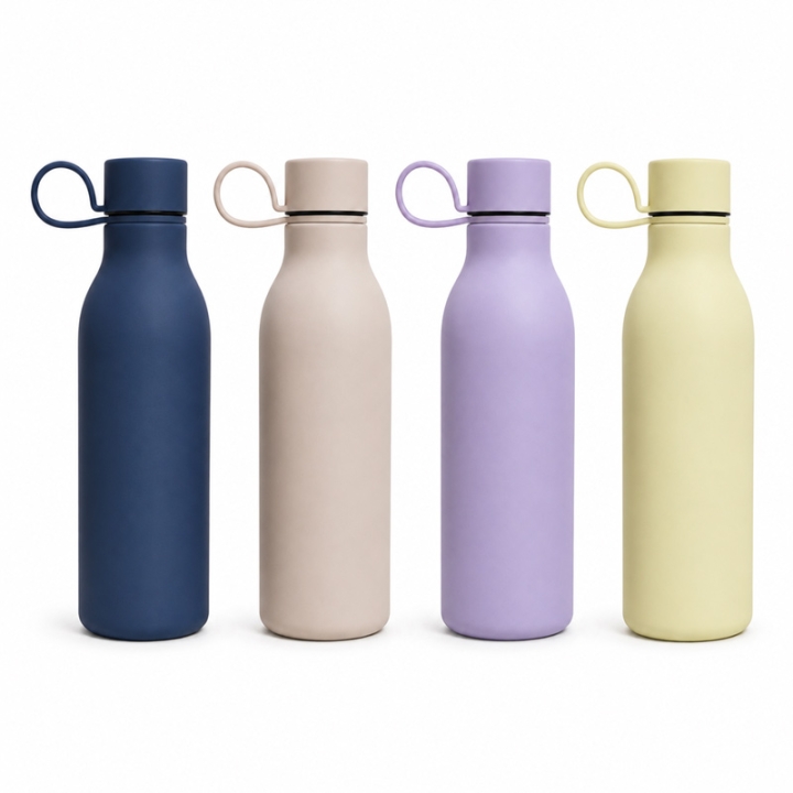 550ml Double Wall Vacuum Flask Outdoor Sports 18/8 Stainless Steel Insulated Water Bottle 18oz Camping 24hr Thermal Temperature